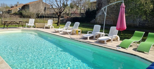 3 Peaceful Country Gites - Sleeps 16 with 2 Wood-Fired Hot Tubs & Swimming Pool