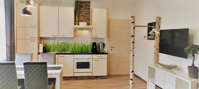 36sqm Apartment Sonne with private sauna and box-spring bed