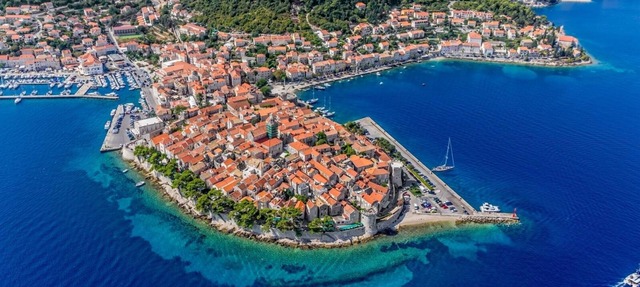 Apartamento en Korčula con Seaview, Terraza, Acondicionador, WIFI (4695-1)