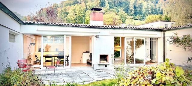 Atrium-Haus mit Garten, 5 Betten und Parkplatz (15 Minuten von Zürich entfernt)
