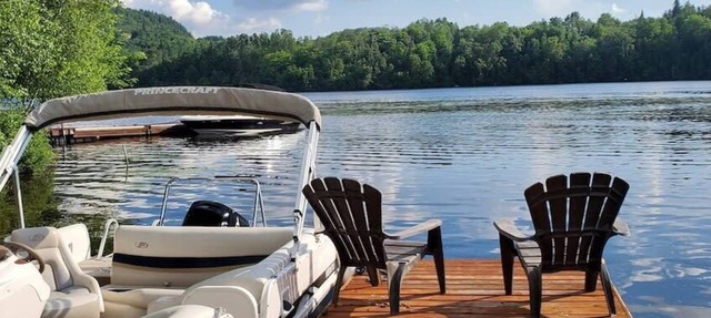 Au bord du St-Maurice, Spa & Private Dockm ski