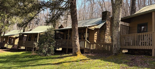 Cabin on a hillside overlooking beautiful Valley Springs Lake pet friendly (dog)