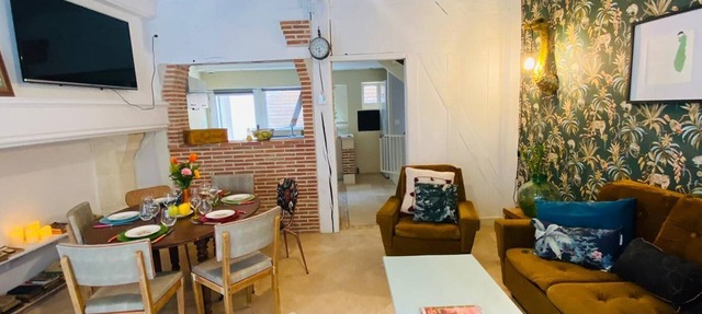 Chez Brigitte, Maison de Ville en pan de Bois, Cour Intérieure