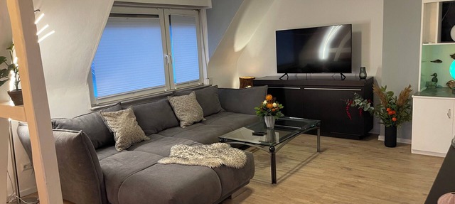 Comfortable apartment with balcony and garden view