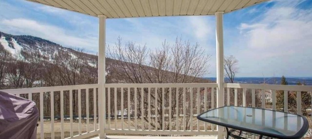 Condo with spectacular view for monthly rental in Mont Sutton