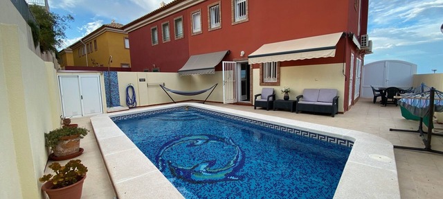 ¡Descuento! nr Los Alcázares Villa 3 camas Piscina privada Vistas al mar 5 a pie de playa