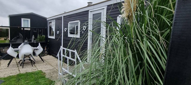 Dream location sea view Wadden Sea 50m, Beach 300m Mobile Home TinyHouse
