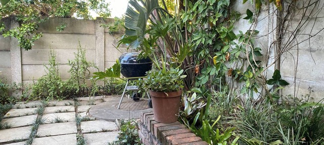 Apartamento con jardín y aire acondicionado con autoservicio