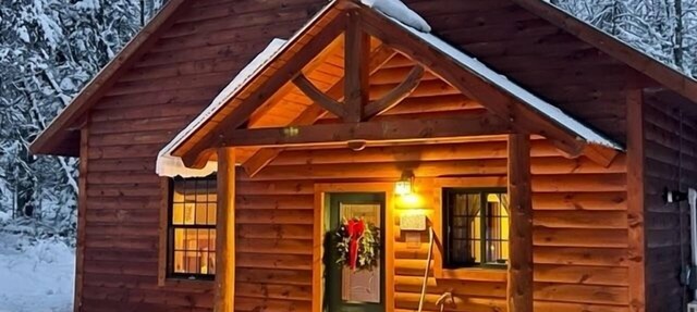 Invitar a cabaña de madera en las Montañas Verdes de Vermont