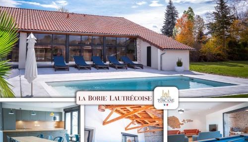 La Borie Lautrecoise - 26 pers - Piscine chauffée & Clim