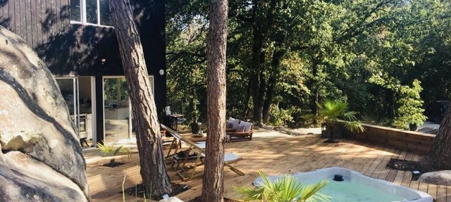 Maison atelier d'artiste dans les arbres and jacuzzi, 50 km from Paris