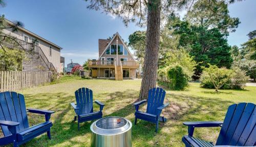 Private Dock & Beach Access: Outer Banks Area Home