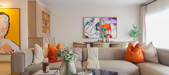 Pura vida. 3 bedroom serviced apartment with pool and outdoor sitting area situated in the bourdillion area of Ikoyi