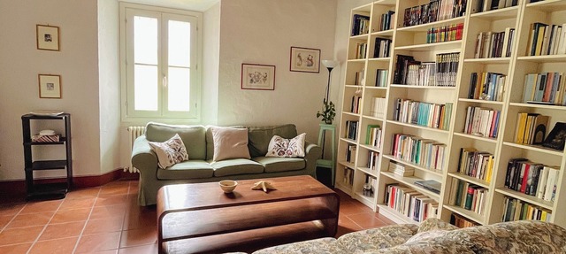 Rustic upper floor of a country villa in the heart of Italy