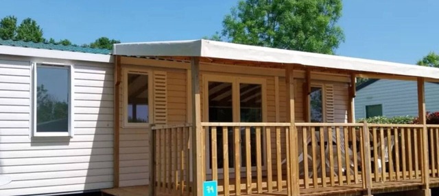 Casa móvil espaciosa 6 pers con terraza