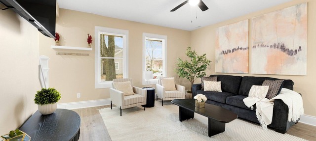 Trendy 2-bedroom house in downtown Fort Wayne